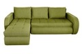 Coltar extensibil reversibil Siena Lime 243x141x81 cm cu lada de depozitare