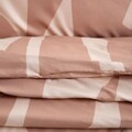 Lenjerie de pat King Size, Taro, Homla, 200x220 cm, 3 piese, microfibra din poliester, bej