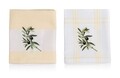 Set 2 prosoape de bucatarie Olives, Banquet, 45x70 cm, bumbac