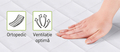 Saltea SuperOrtopedica Green Future KONFORTA Max Plus 25 cm, 160x190x25cm, Spuma poliuretanica elastica, Husa detasabila, lavabila, matlasata, hipoalergenica, Reversibila, Ferma