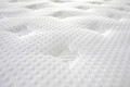 Pat matrimonial, Stockholm, Dots E, 180x200 cm, saltea tip Pocket, topper memory, Roz pudra