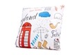 Perna decorativa UK, Heinner, 40x40, bumbac, multicolor