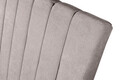 Pat matrimonial, Stockholm, Lines E, 160x200 cm, saltea tip Pocket, topper memory, Taupe