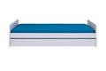 Pat multifunctional pentru o persoana, 90x200 cm, Surf, Inter Link, lemn, alb