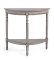 Consola Margaret Round, Bizzotto, 81 x 30 x 81 cm, lemn de pin/MDF