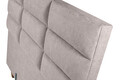 Pat matrimonial, Stockholm, Harmony E, 140x200 cm, saltea tip Pocket, topper memory, Taupe