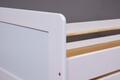 Pat multifunctional pentru o persoana, 90x200 cm, Surf, Inter Link, lemn, alb