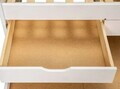 Pat multifunctional pentru o persoana, 90x200 cm, Ulli, Inter Link, lemn, alb