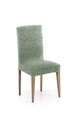 Set 2 huse scaun elastice bi-stretch, Candy, inaltime spatar pana la 55 cm, verde C/4