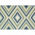 Covor indoor outdoor Floorita ROMBI BLUE GREEN 133X190