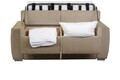Canapea extensibila, Toscana Divano Letto, 95x188x87 cm, 2 locuri, Bej