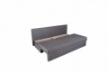 Canapea extensibila Alfi Grey 192x80x77 cm cu lada de depozitare, Magnolia