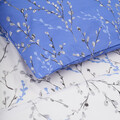 Lenjerie de pat dubla Kim, Heinner Home, 4 piese, 100% bumbac, albastru