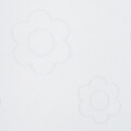 Fata de masa Jacquard Flowers anti-pete, Heinner Home, 140 x 240 cm, 100 % poliester, alb