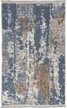 Covor Eko rezistent, NK 02 - Beige, Blue, 100% poliester,  75 x 150 cm