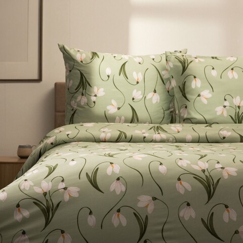 Lenjerie de pat dubla Thana, Homla, 3 piese, 160x200 cm, microfibra din poliester, multicolor