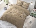 Lenjerie de pat dubla Royal Luxury Taupe, Royal Textile, 3 piese, 200 x 220 cm, 100% bumbac, multicolora