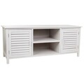 Comoda Hannah White, Creaciones Meng, 113x40x47 cm, lemn de paulownia