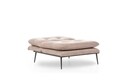 Fotoliu extensibil Martin Solo, Futon,130x90 cm, metal, mink