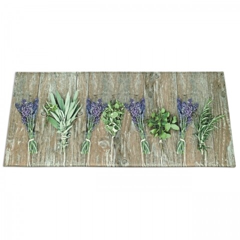 Covor rezistent Webtappeti Lavender 60x240 cm, bej/verde