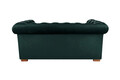 Canapea Oxford Chesterfield, 93x183x75 cm, 2 locuri, Verde