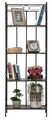 Biblioteca Essential Slim, Mauro Ferretti, 60 x 30 x 165 cm, fier/MDF