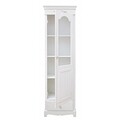 Vitrina, Blanc, Bizzotto, 50x34x170 cm, MDF