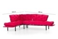 Coltar Nitta Corner, Futon, metal, fucsia