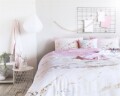 Lenjerie de pat pentru doua persoane Ivy White, Royal Textile, 100% bumbac satinat