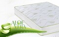 Saltea Aloe Vera 14+2 Memory, 180x200 cm, husa cu fibre de bambus, Ortopedica, aerisire 3D Free Air