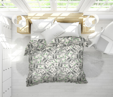 Pilota Dollar Dream, microfibra matlasata, 140x200 cm, 250g/mp