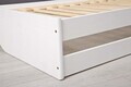 Pat multifunctional 3 in 1 pentru o persoana, 90x200 cm, Lotar, Inter Link, lemn, alb