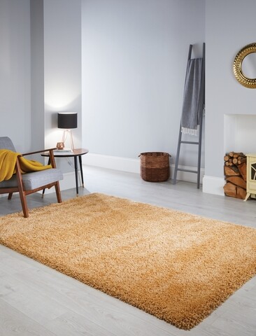 Covor Athena Ochre, Flair Rugs, 140 x 200 cm, polipropilena, ocru