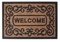 Covoras de intrare Welcome Frame, 60x40 cm, cauciuc si fibra de cocos