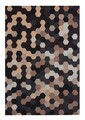 Covor Puzzle Bedora,100x200 cm, 100% lana, multicolor, finisat manual