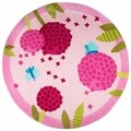 Covor Polen - Pink, Confetti, 133x133 cm, poliamida, multicolor