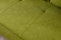 Canapea extensibila Sofie, cu lada pentru depozitare, 3 locuri, 203x92x86 cm, Verde