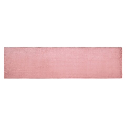 Covor, Indomex, Puffy, 80 x 150 cm, 100% poliester, roz