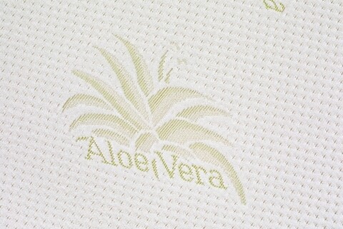 Topper saltea Aloe Vera Therapy Memory Arctic Gel 7 zone de confort, 140x200  cm, H 5 cm - Green Future