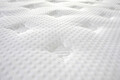 Pat matrimonial, Stockholm, Dots E, 140x200 cm, saltea tip Pocket, topper memory, Gri