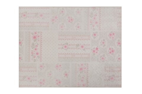 Covor Romantic Patch - Mint, Confetti, 100x125 cm, poliamida, multicolor