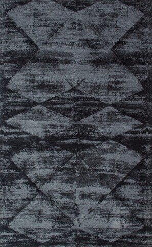 Covor Eko rezistent, MN 01 - Dark Blue, 28% bumbac, 7% vascoza, 41% acrylic, 24% poliester,  160 x 230 cm