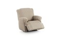 Husa fotoliu cu recliner elastica bi-stretch, Argos, bej in C/11