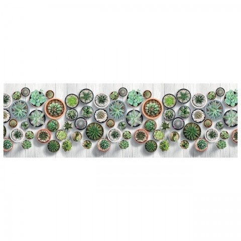 Covor rezistent Webtappeti Cactus 58 x 240 cm, multicolor