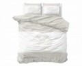 Lenjerie de pat pentru doua persoane Luxurious Cream, Royal Textile, 3 piese, 200 x 220 cm, 100% bumbac, crem