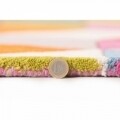 Covor Prism Pink/Multi, Flair Rugs, 120x170 cm, 100% lana, multicolor