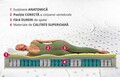 Saltea Green Future Luxuria Intense Memory Pocket 7 Zone 120x200 cm, H 28 cm