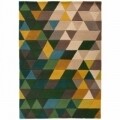 Covor Illusion Prism Green/Multi, Flair Rugs, 160 x 220 cm, 100% lana, multicolor