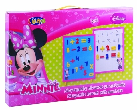 Tabla magnetica cu numere Minnie, Diakakis, multicolor