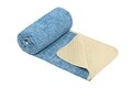 Cuvertura matlasata cu 2 fete Alcam, microfibra, 210x220 cm, Bleu Jeans